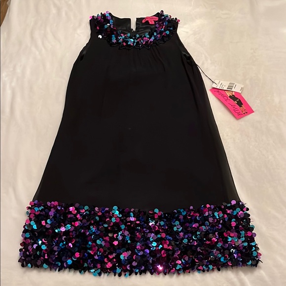 Betsey Johnson Dresses & Skirts - Betsey Johnson Silk Sequined and Beaded Dress 0